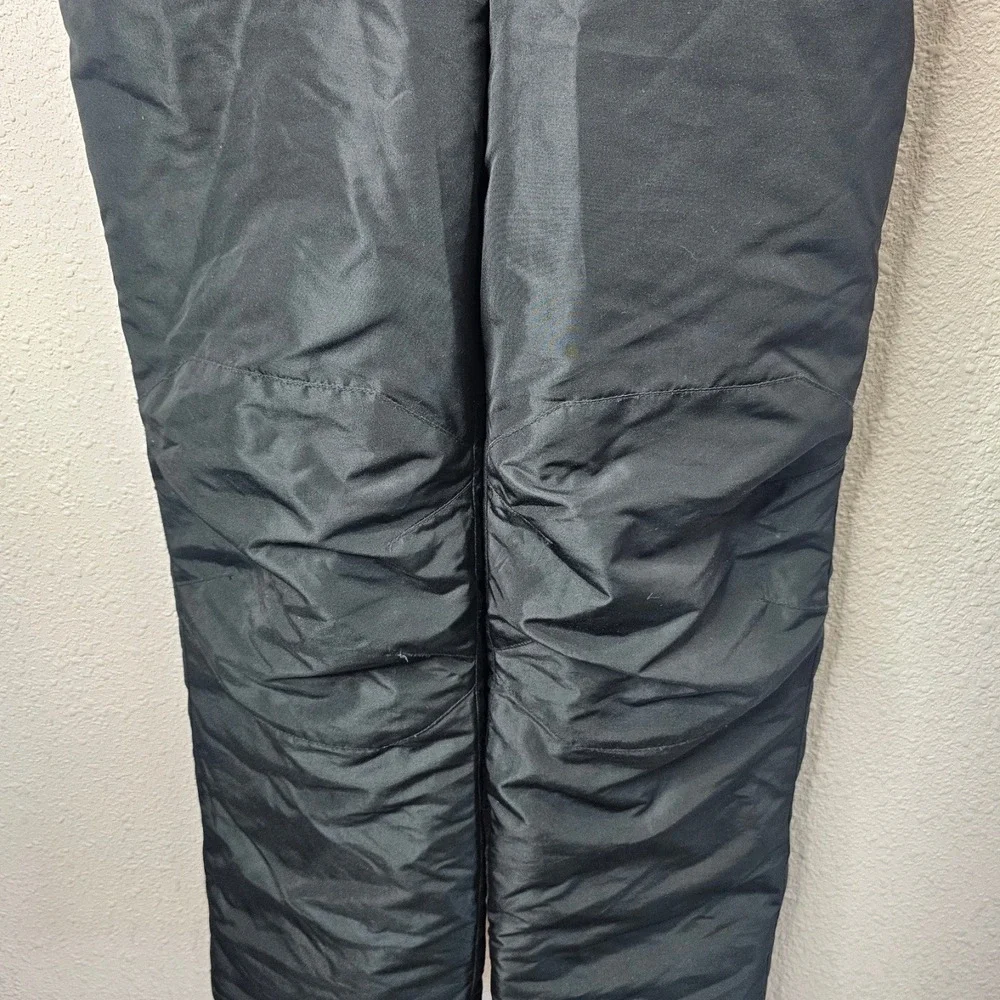 The Childrens Place Kids Black Insulated Snow Bib Overalls Size 14 XL Winter Ski